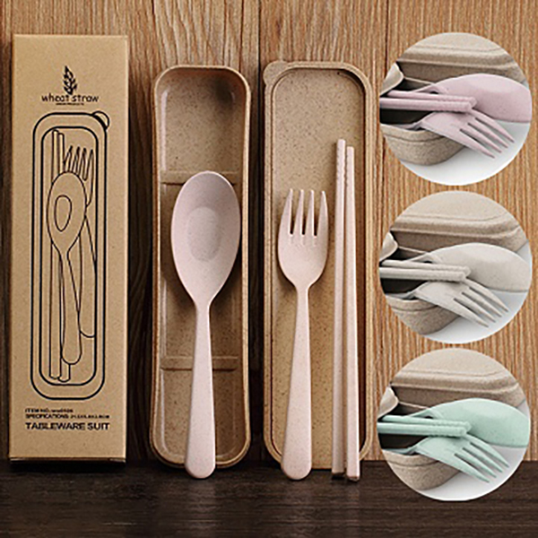 環保全麥餐具組